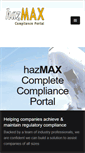 Mobile Screenshot of hazmaxonline.com